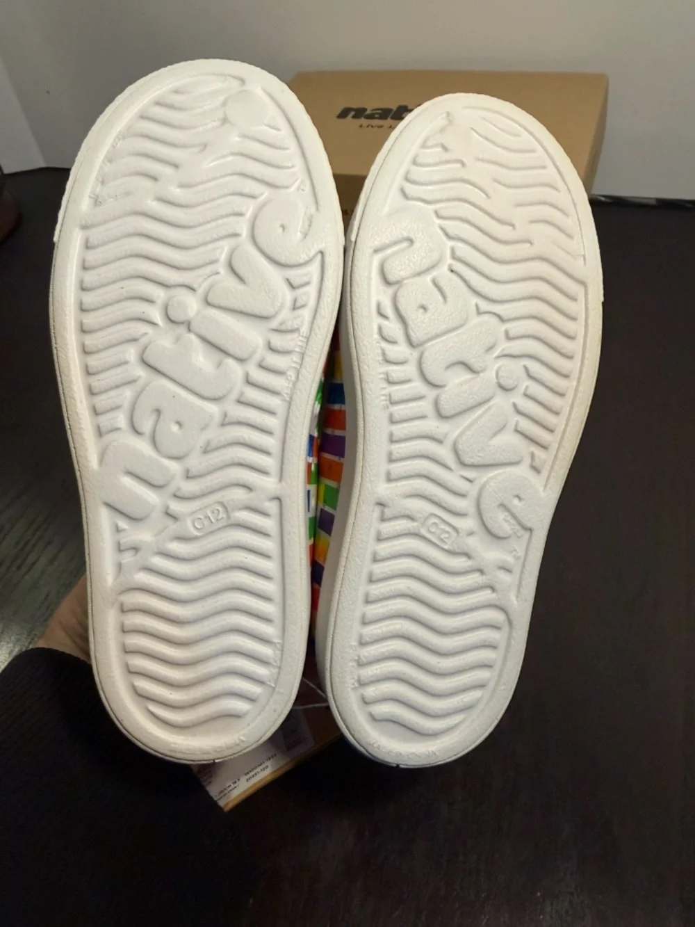 Native Jefferson Print Shoes Multicolor Brick/White Little Kids/Toddler C12